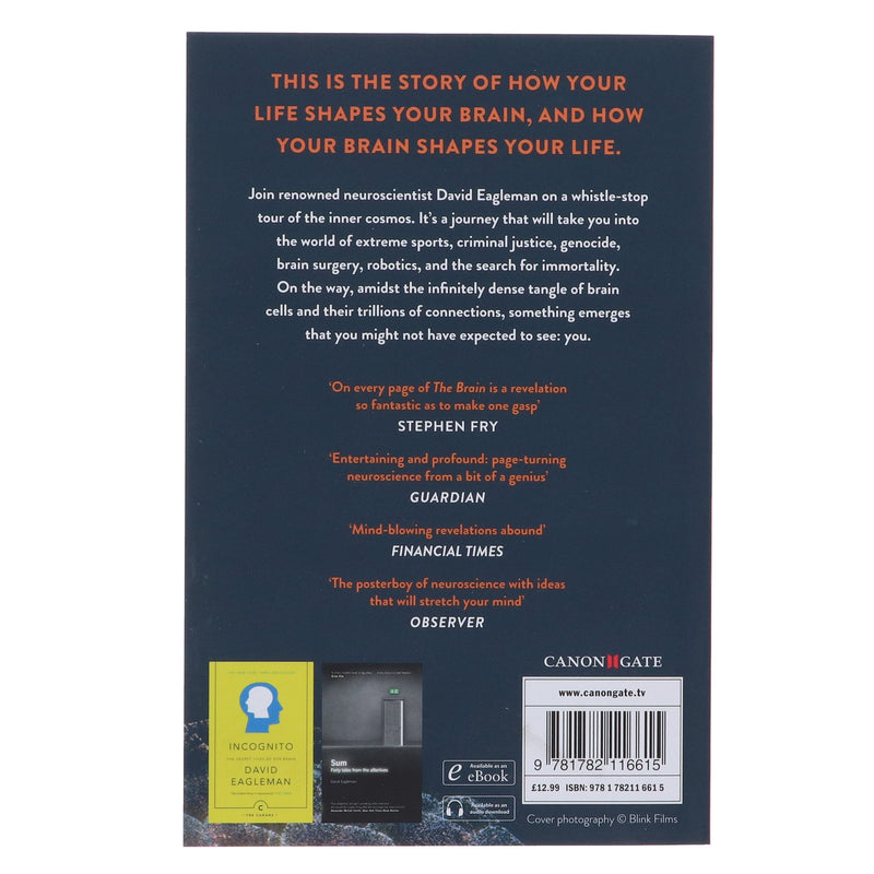 The Brain: The Story of You by David Eagleman - Non Fiction - Paperback Non-Fiction Canongate Books