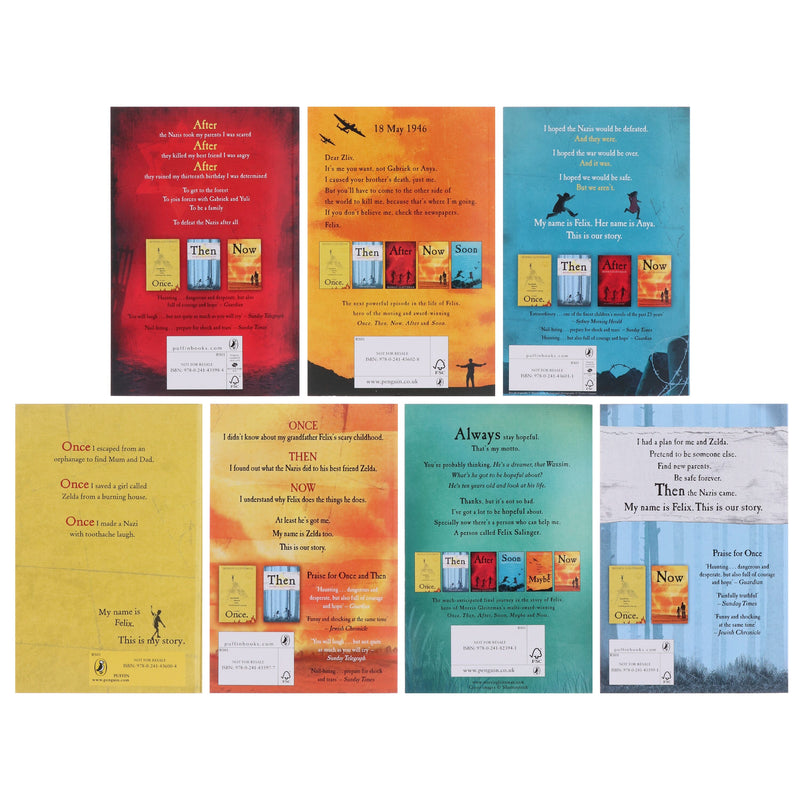 The Once Series by Morris Gleitzman 7 Books Collection Set - Ages 9+ - Paperback 9-14 Penguin Random House