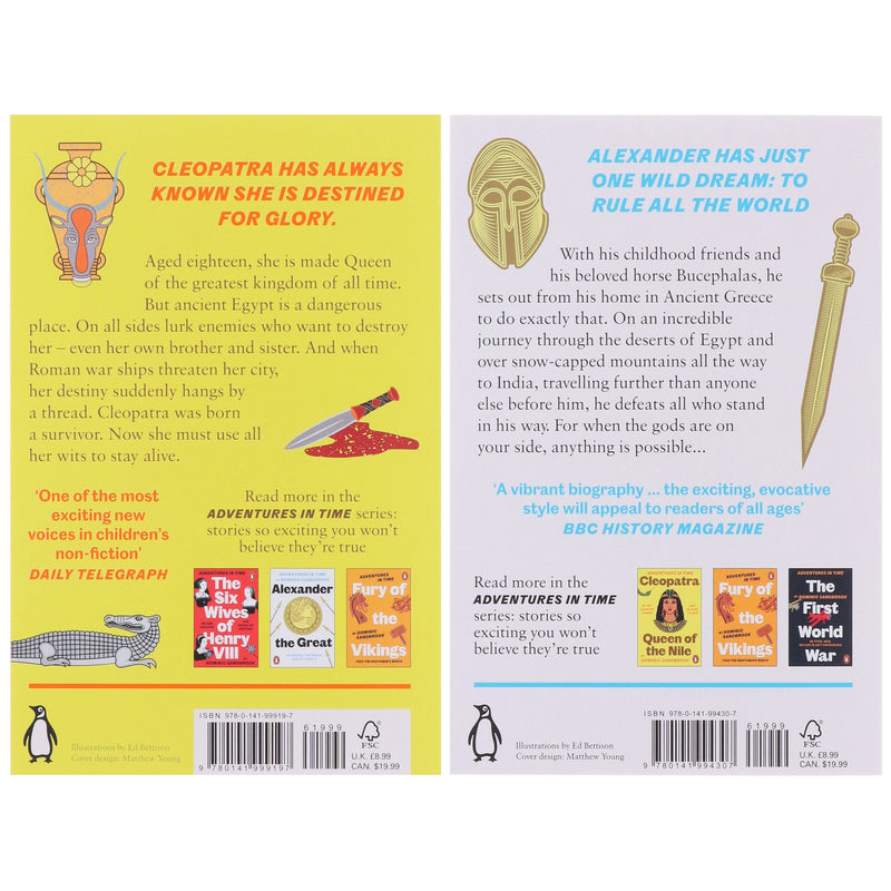 Adventures in Time Series by Dominic Sandbrook 2 Books Collection Box Set - Ages 12+ - Paperback 9-14 Penguin Random House