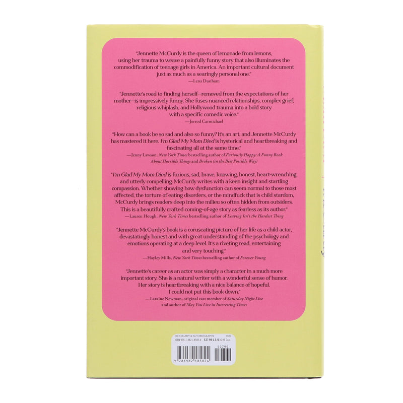 I'm Glad My Mom Died: By Jennette McCurdy - Non Fiction - Hardback Non-Fiction Simon & Schuster