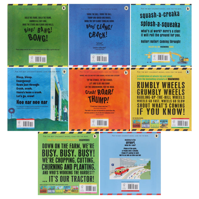 The Construction Crew Series By Sally Sutton Illustrated 8 Picture Books Collection Set - Ages 2-6 - Paperback 0-5 Walker Books Ltd