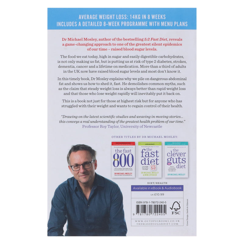 The 8-Week Blood Sugar Diet: Lose weight fast and reprogramme your body by Dr Michael Mosley - Non Fiction - Paperback Non-Fiction Hachette