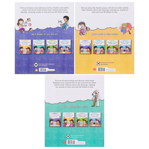 Discover Islam: Childrens Stickers, Activity & Colouring: 3 Books Collection Set By Aysenur Gunes - Ages 3-7 - Paperback 5-7 Kube Publishing