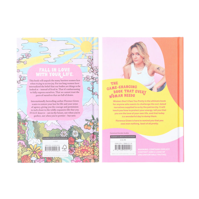 Florence Given Bestseller Bundle: "Women Don’t Owe You Pretty" & "Women Living Deliciously" 2 Book Set - Non-Fiction - Hardback Non-Fiction Hachette