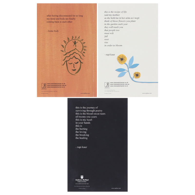 Rupi Kaur 3 Poetry Books Collection Box Set - Non-Fiction - Paperback Non-Fiction Simon & Schuster