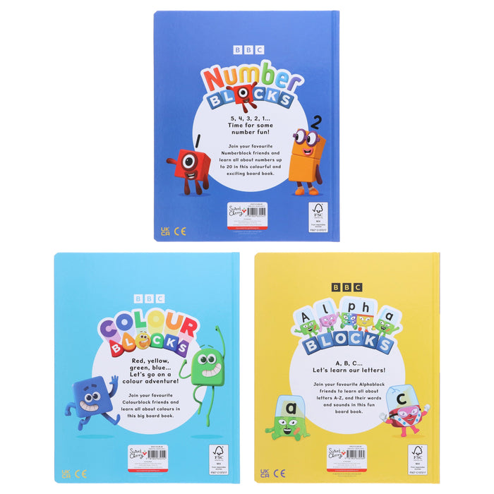 Explorer Collection (Numberblocks, Alphablocks & Colourblocks) 3 Books Collection Set - Ages 0-5 - Board Book 0-5 Sweet Cherry Publishing