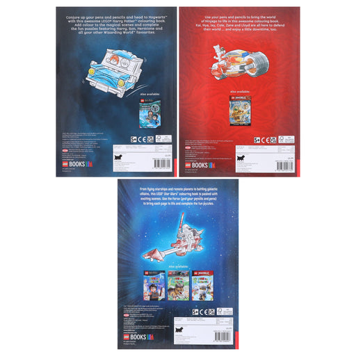 LEGO Fun to Colour Series 3 Books Collection Set - Ages 5-7 - Paperback 5-7 Buster Books