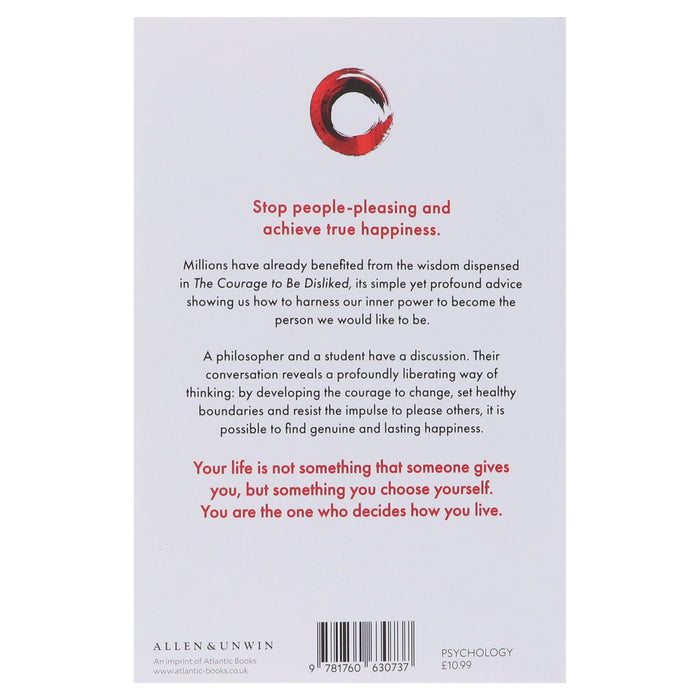 The Courage To Be Disliked Book By Ichiro Kishimi & Fumitake Koga - Non Fiction - Paperback B2D DEALS Atlantic Books