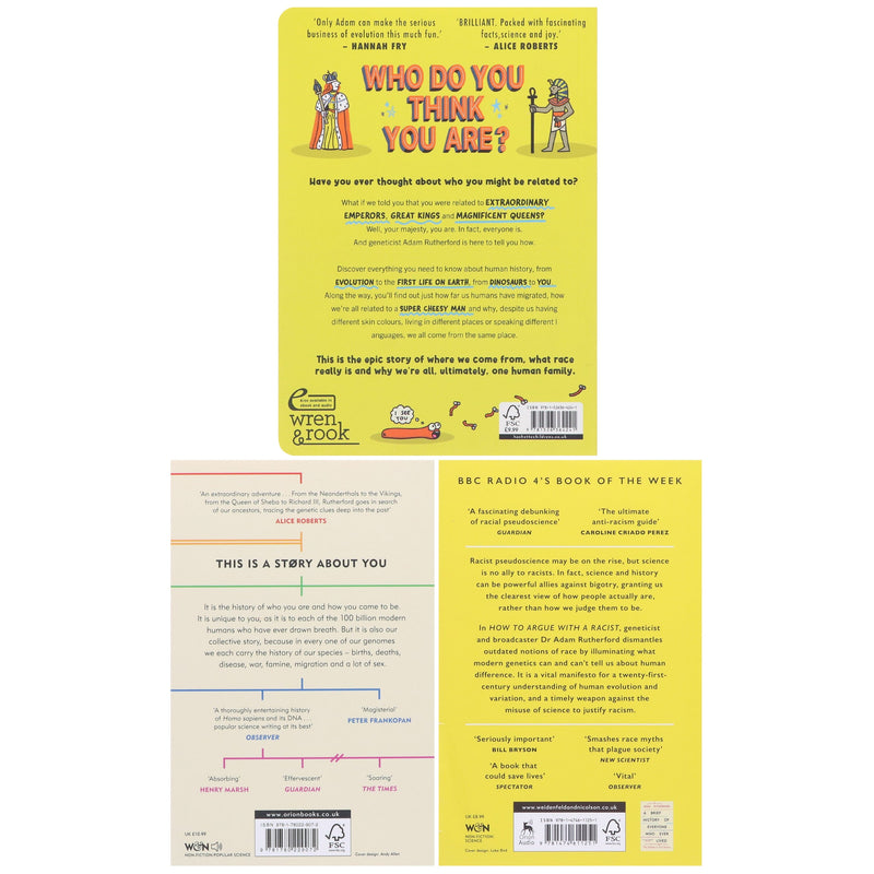 Adam Rutherford 3 Books Collection Set - Non Fiction - Paperback Non-Fiction Hachette