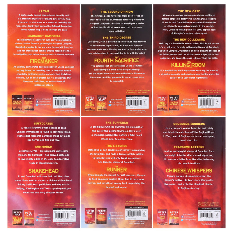 The China Thrillers by Peter May The Complete 6 Books Collection Set - Fiction - Paperback Fiction Hachette