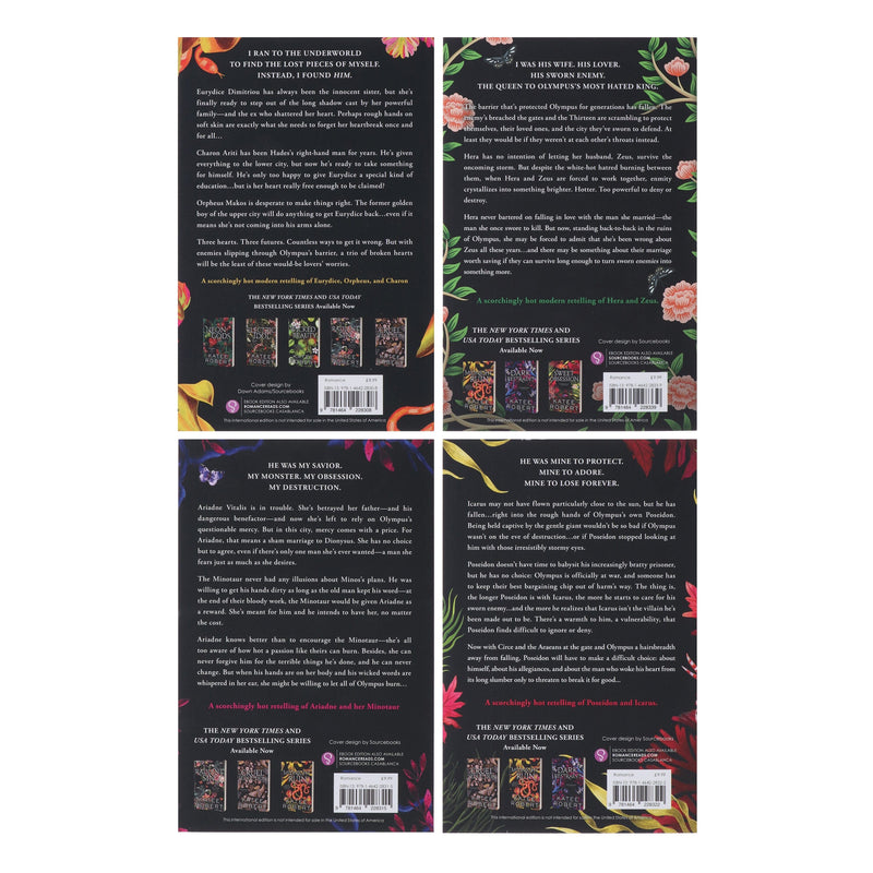Dark Olympus Series (Book 6-9) By Katee Robert 4 Books Collection Set - Fiction - Paperback Fiction Sourcebooks, Inc