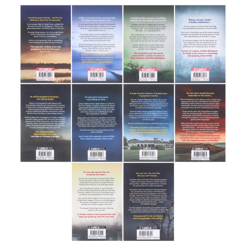 DCI Craig Gillard Crime Thrillers by Nick Louth 10 Books Collection Set - Fiction - Paperback Fiction Canelo
