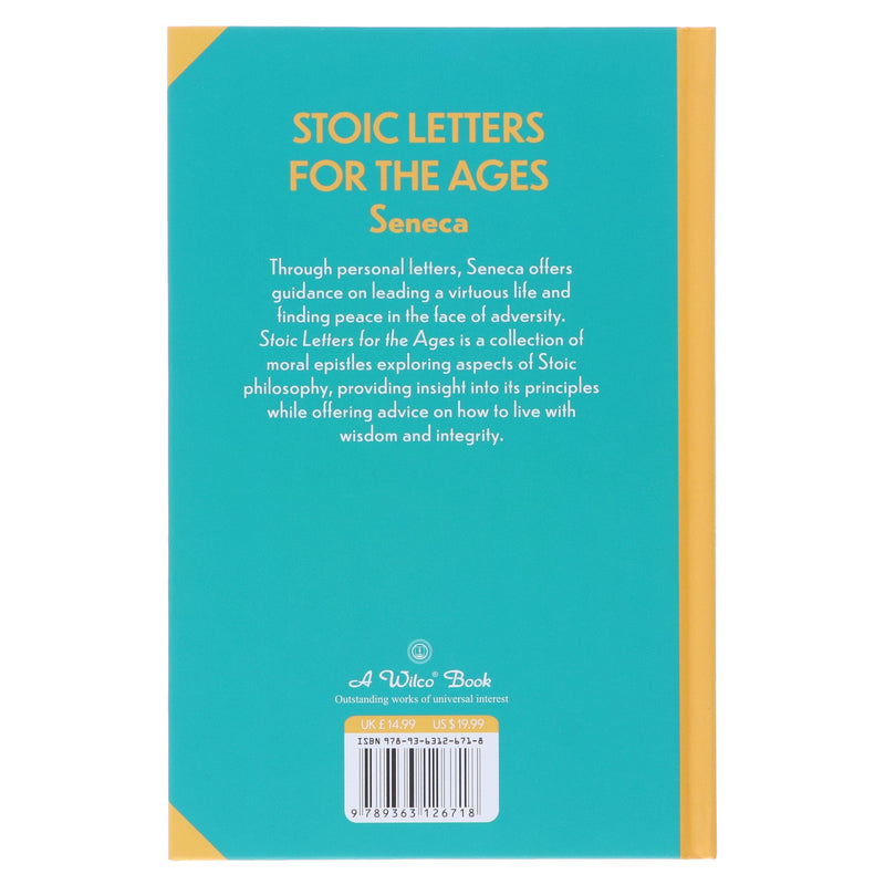 Stoic Letters for The Ages by Seneca - Fiction - Sprayed Edges Hardback Fiction Wilco Books