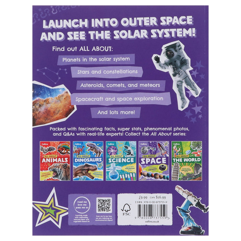 All About Space: Discover fascinating facts about our solar system by Collins Kids - Ages 7+ - Paperback 7-9 HarperCollins Publishers