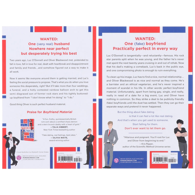 Boyfriend Material Series By Alexis Hall 2 Books Collection Set - Fiction - Paperback Fiction Sourcebooks, Inc