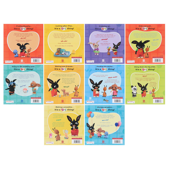 Bing Bunny 10 Books Favourite Stories Box Set By Ted Dewan - Ages 7-9 - Paperback 7-9 HarperCollins Publishers