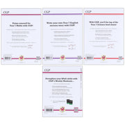 CGP KS3 (Year 7) Targeted Workbook Bundle (Includes Answers) 4 Books Collection Set - Paperback 9-14 Coordination Group Publications Ltd (CGP)
