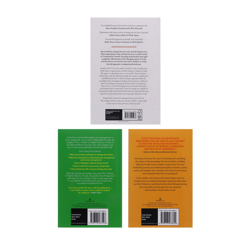 Stephen M. R. Covey 3 Books Collection Set - Non Fiction - Paperback Non-Fiction Simon & Schuster