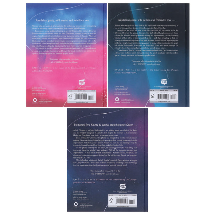 Lore Olympus by Rachel Smythe Volume 1, 2 & 3 Collection Set - Ages 15+ - Hardback Graphic Novels Penguin Random House