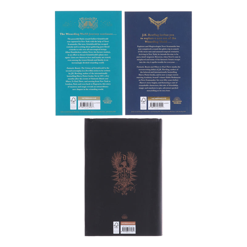 Fantastic Beasts Scripts by J.K. Rowling 3 Books Collection Set - Ages 10-15 - Hardback/Paperback 9-14 Hachette