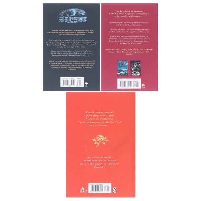 The Book of Dust (Vol 1-3) (His Dark Materials) by Philip Pullman Illustrated 3 Books Collection Set - Ages 12-17 - Paperback/Hardback Fiction Penguin Random House