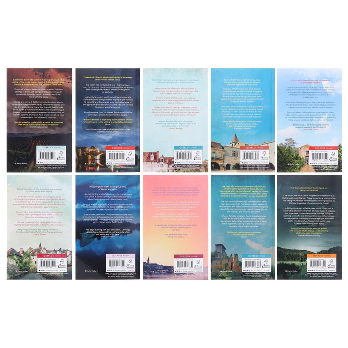 Martin Walker Bruno, Chief of Police Dordogne Mysteries Series 10 Books Collection Set - Fiction - Paperback Fiction Quercus Publishing