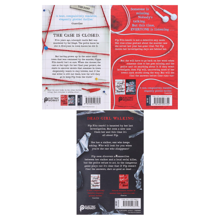 A Good Girl's Guide to Murder Series By Holly Jackson 3 Books Collection Set - Ages 14+ - Paperback Young Adult Electric Monkey