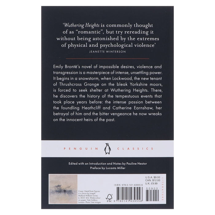 Wuthering Heights by Emily Brönte (Penguin Classics) - Fiction - Paperback Fiction Penguin Random House