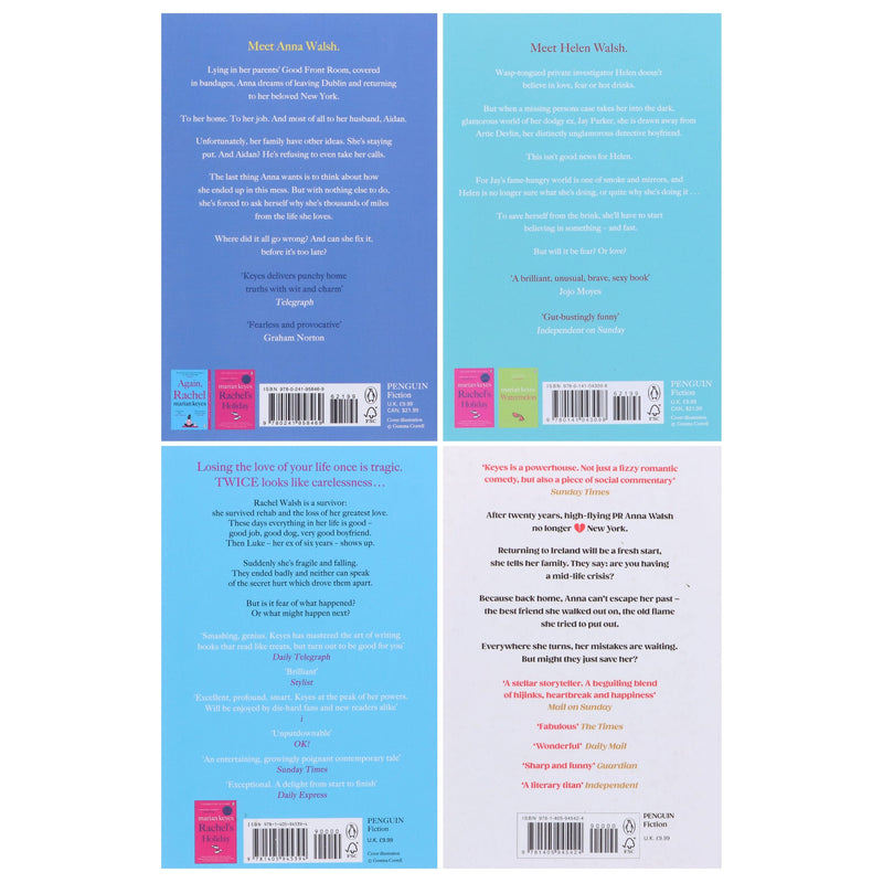 Walsh Family Series By Marian Keyes (Book 4-7) Collection 4 Books Set - Fiction - Paperback Fiction Penguin