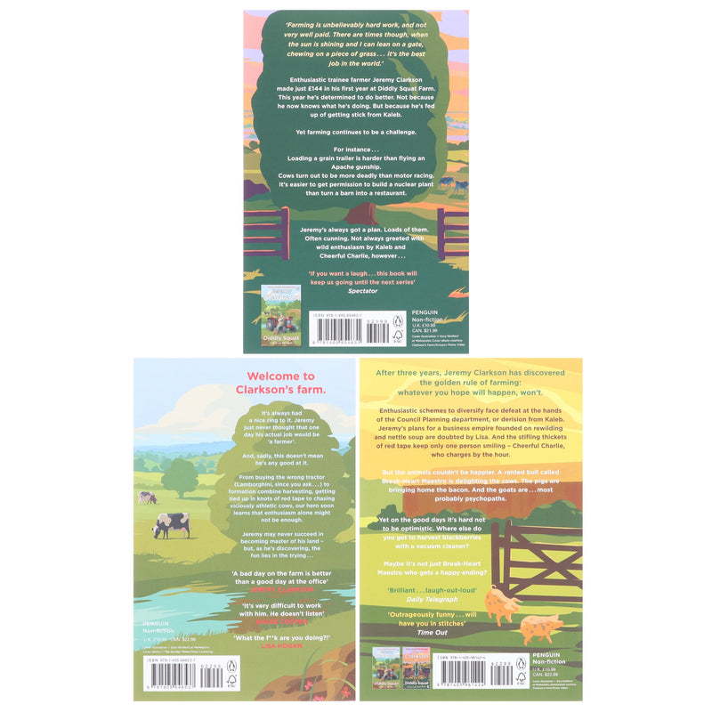 Diddly Squat Series By Jeremy Clarkson: 3 Books Collection Set - Fiction - Paperback Fiction Penguin