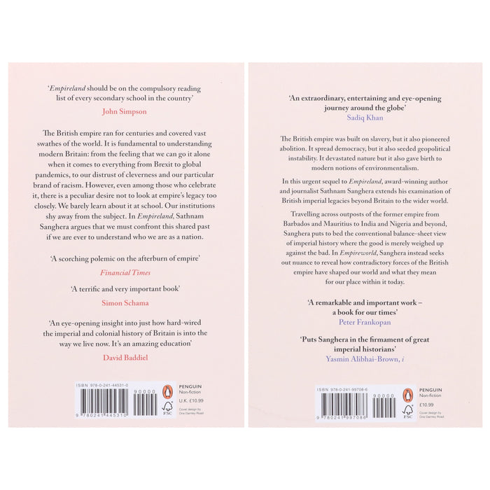 Empireland & Empireworld By Sathnam Sanghera 2 Books Collection Set - Non Fiction - Paperback Non-Fiction Penguin