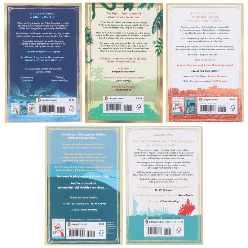 Tom Hindle Murder Mystery Collection 5 Books Set - Fiction - Paperback Fiction Penguin Random House