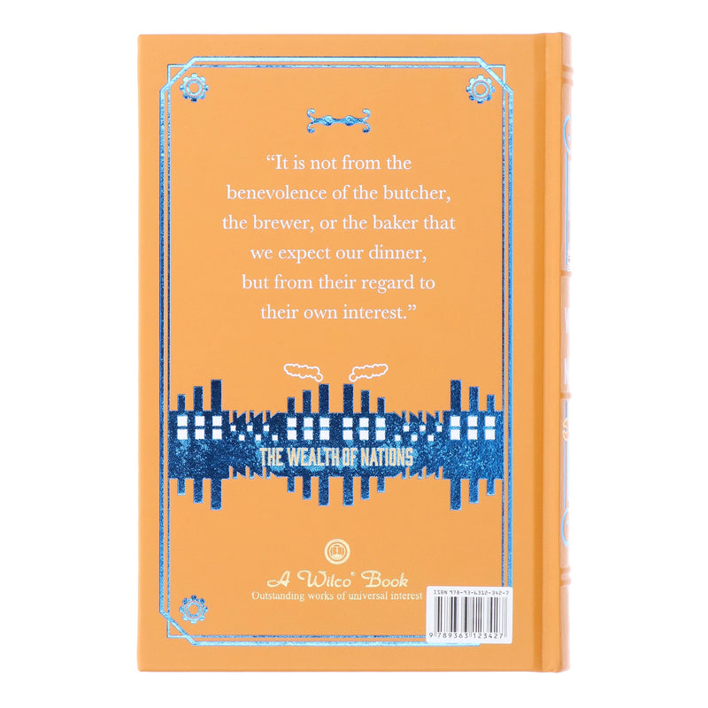 The Wealth of Nations By Adam Smith - Non Fiction - Leather Bound Hardback Fiction Wilco Books