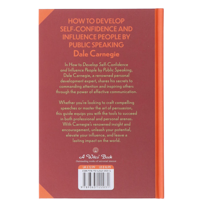 How to Develop Self-Confidence & Influence People by Dale Carnegie With Sprayed Edges - Non Fiction - Hardback Non-Fiction Wilco Books