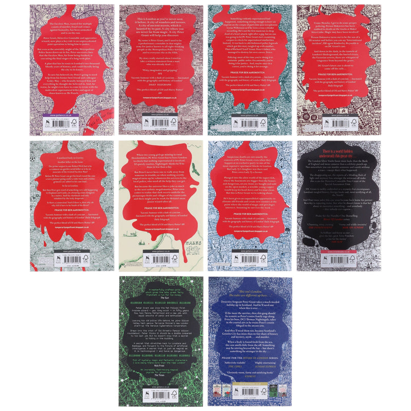 Rivers of London Series by Ben Aaronovitch 10 Books Collection Set - Fiction - Paperback Fiction Hachette
