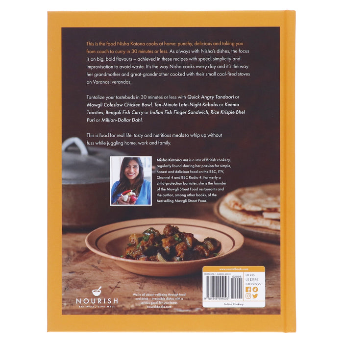 30 Minute Mowgli: Fast Easy Indian from the Mowgli Home Kitchen by Nisha Katona - Non Fiction - Hardback Non-Fiction Watkins Media Limited