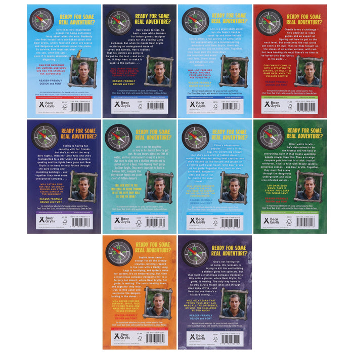 Bear Grylls Adventure Series 10 Books Collection Set - Ages 7-9 - Paperback 7-9 Bonnier Books Ltd