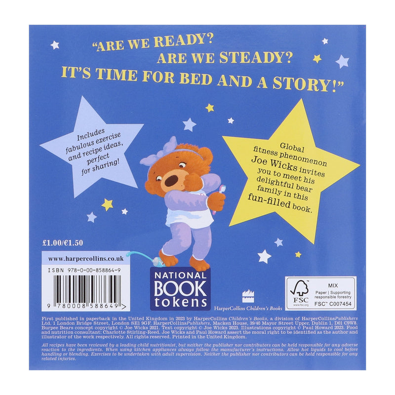 Bedtime for the Burpee Bears: World Book Day 2023 by Joe Wicks - Ages 3+ - Paperback 0-5 HarperCollins Publishers