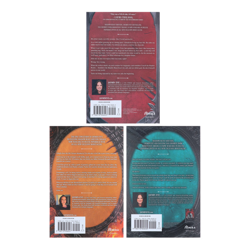 Shadow Beast Shifters by Jaymin Eve 3 Books Collection Set - Fiction - Sprayed Edges Paperback