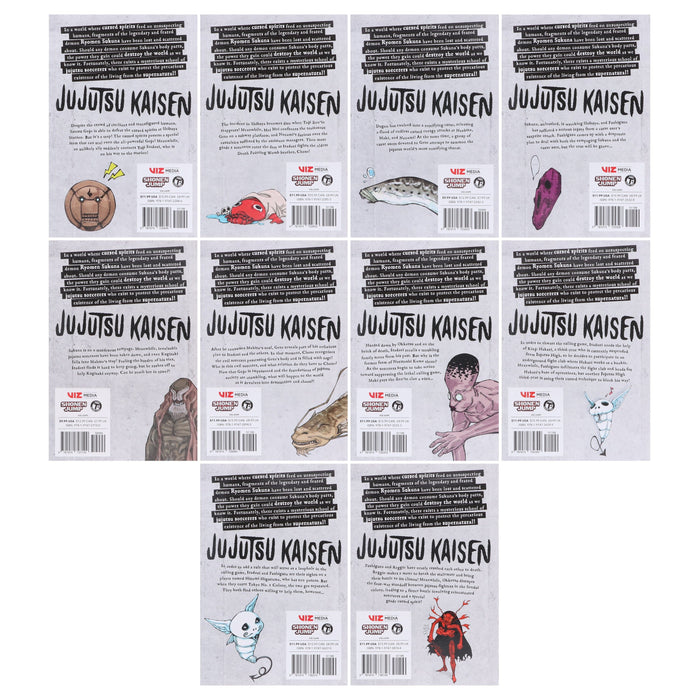 Jujutsu Kaisen Series (Book 11-20) By Gege Akutami 10 Books Collection Manga Set - Ages 16+ - Paperback Graphic Novels Viz Media, Subs. of Shogakukan Inc