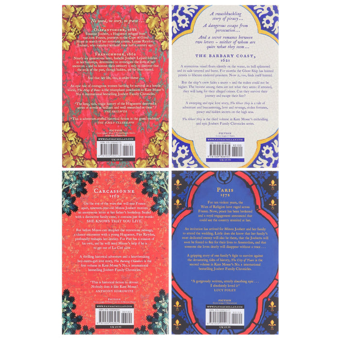 The Joubert Family Chronicles By Kate Mosse 4 Books Collection Set - Fiction - Paperback Fiction Pan Macmillan