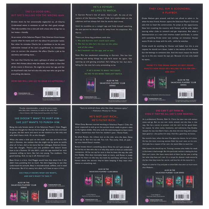 Salacious Players' Club Series By Sara Cate 6 Books Collection Set - Fiction - Paperback Fiction Sourcebooks, Inc