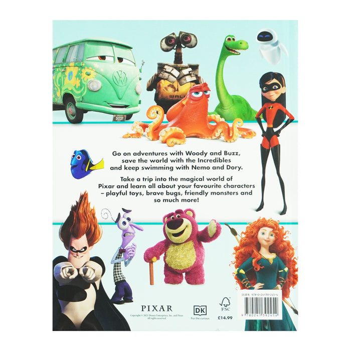 Disney Pixar Character Encyclopedia New Edition by DK - Ages 7-11 - Hardback 7-9 DK