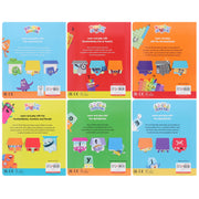 Numberblocks And Alphablocks Lift-The-Flap 6 Books Collection Set - Ages 3-5 - Board Book 5-7 Sweet Cherry Publishing