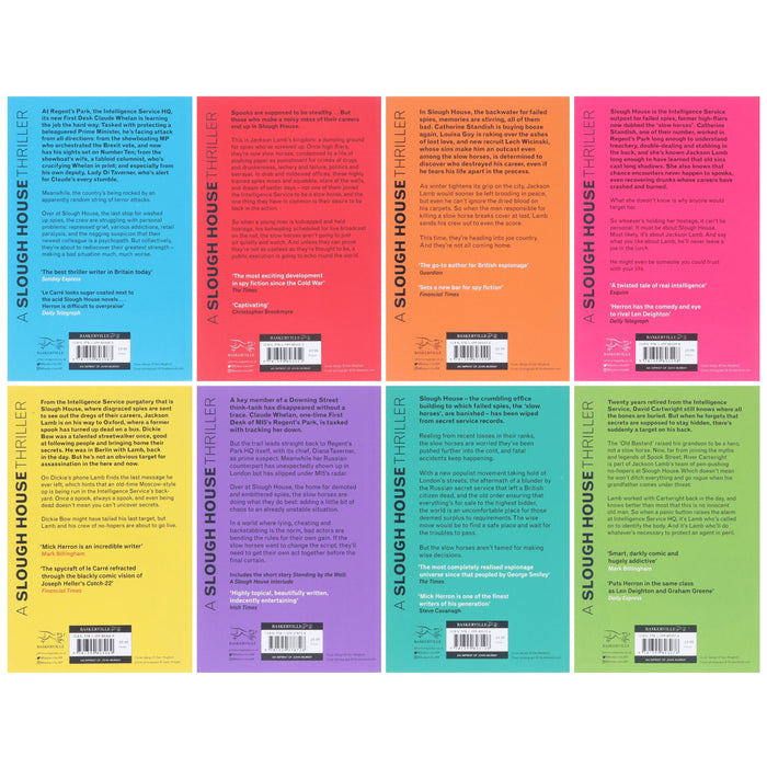 Slough House Series: Book 1-8 by Mick Herron Complete Collection 8 Books Set - Fiction - Paperback B2D DEALS Hachette