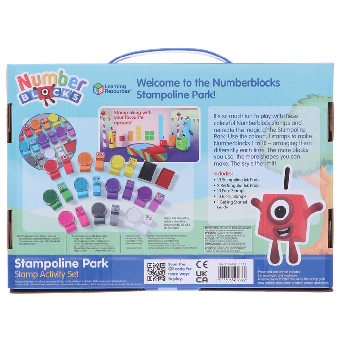 Stampoline 4 Pattern Numberblocks Stampoline Park Stamp Activity Set by Learning Resources ...