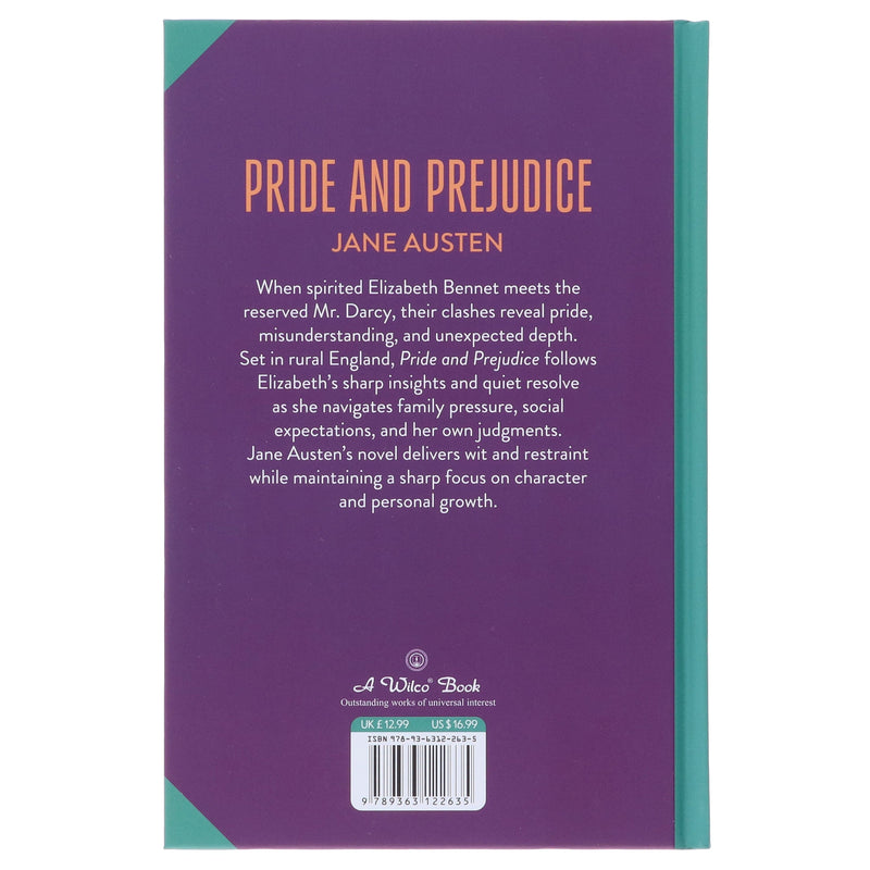 Pride and Prejudice by Jane Austen (Deluxe Edition) - Fiction - Sprayed Edges Hardback Fiction Wilco Books