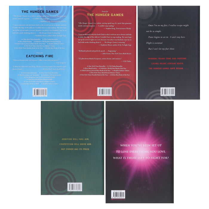 The Hunger Games Series By Suzanne Collins 5 Books Collection Set - Ages 11+ - Hardback Fiction Scholastic