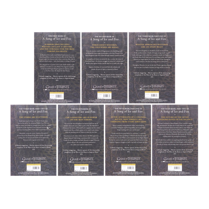 George R. Martin Box Set Game of Thrones by George RR Martin - 7 Book Box Set — Books2Door
