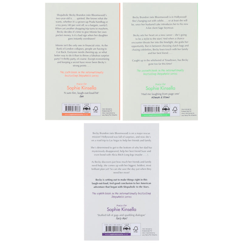 Shopaholic Series (Book 6-8) by Sophie Kinsella 3 Books Collection Set (A Becky Bloomwood Novel) - Fiction - Paperback Fiction Penguin Random House